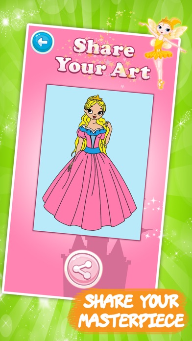Best coloring book - Princess screenshot 1