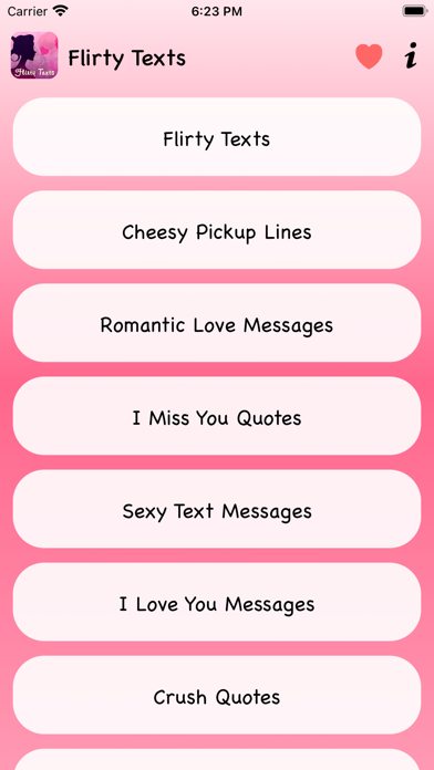 Best Flirty Texts screenshot 1