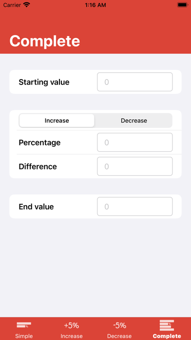 Best Percentage Calc screenshot 1