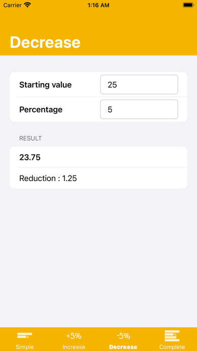 Best Percentage Calc screenshot 2