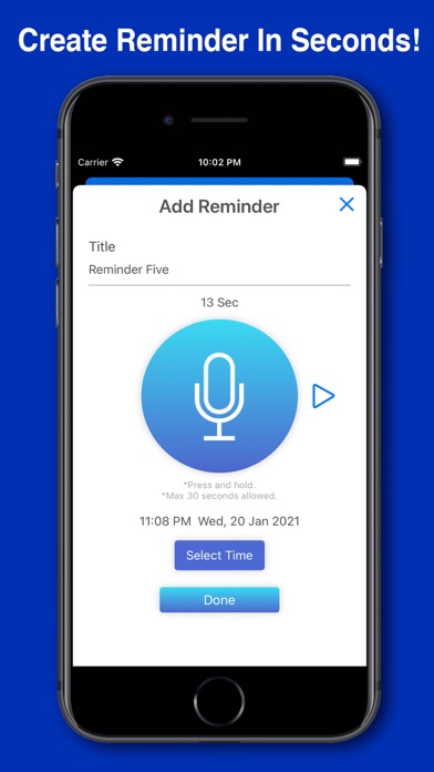 Best Voice Reminder & Alarm screenshot 2