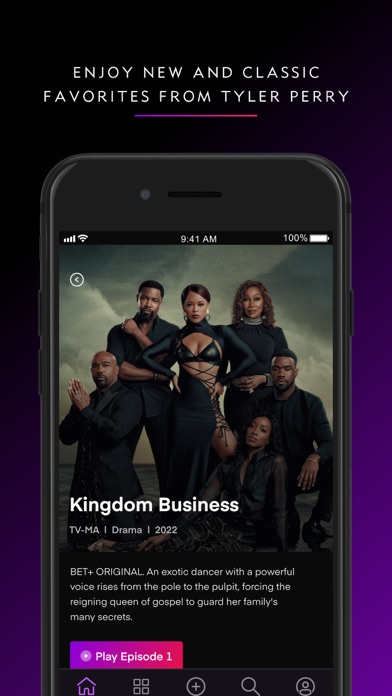 BET+ screenshot 1