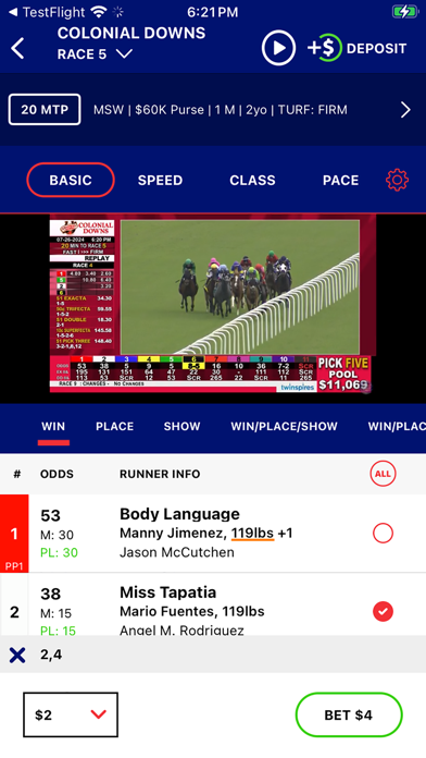 BetAmerica: Live Horse Racing screenshot 3