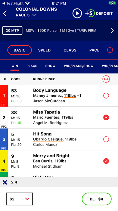 BetAmerica: Live Horse Racing screenshot 1