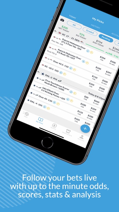 Betstamp - Bet Tracker & Props screenshot 2