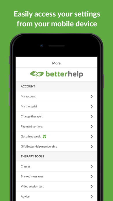 BetterHelp - Therapy screenshot 1