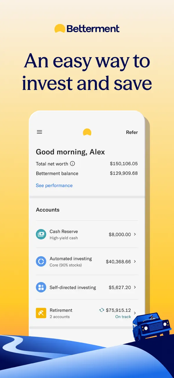 Betterment Invest & Save Money screenshot 5