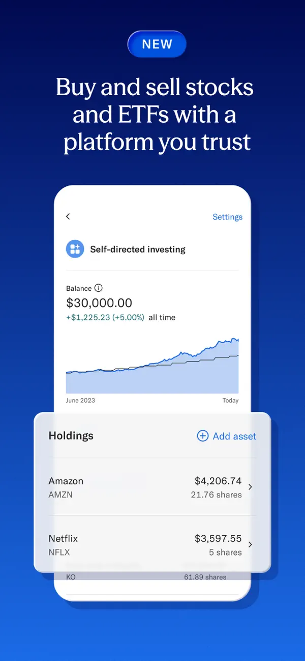 Betterment Invest & Save Money screenshot 1