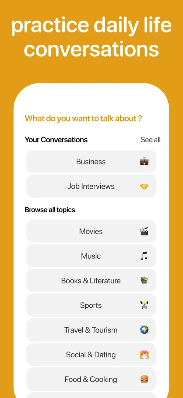 BetterSpeak: AI Language Tutor screenshot 1