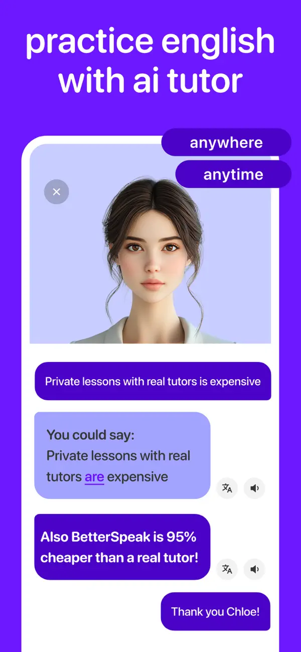 BetterSpeak: AI Language Tutor screenshot 4