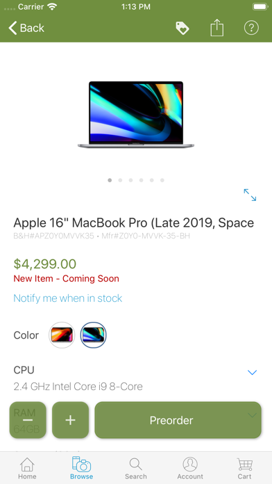 B&H Photo, Video & Pro Audio screenshot 2