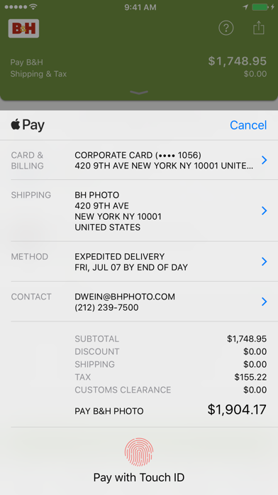 B&H Photo, Video & Pro Audio screenshot 1