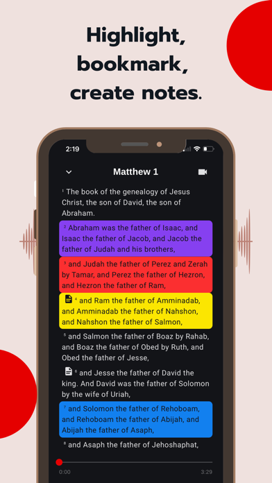 Bible - Audio & Video Bibles screenshot 2