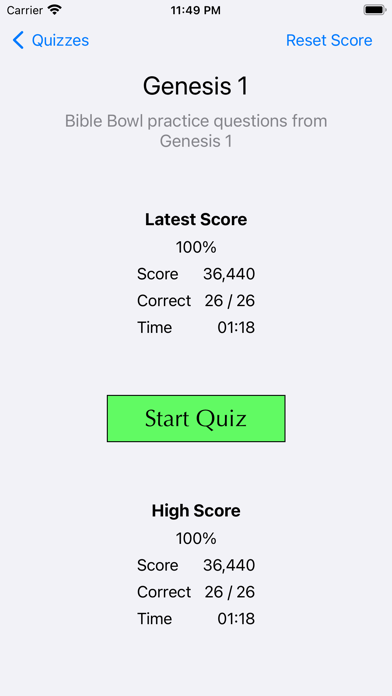 Bible Bowl Practice screenshot 3