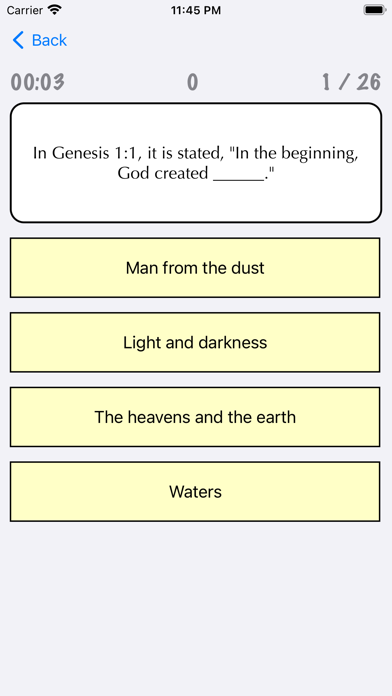Bible Bowl Practice screenshot 2