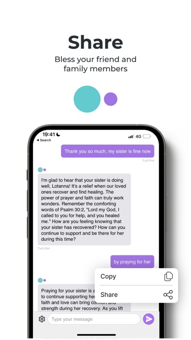 Bible Buddy - Chat about Faith screenshot 1