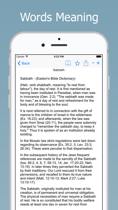 Bible Dictionary and Glossary screenshot 1