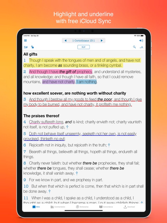 Bible KJV Strong's Concordance screenshot 9