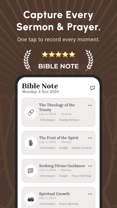 Bible Note Taker & Recorder screenshot 8