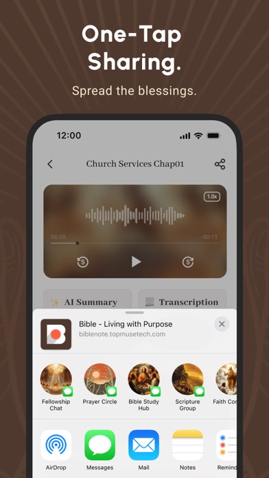 Bible Note Taker & Recorder screenshot 2
