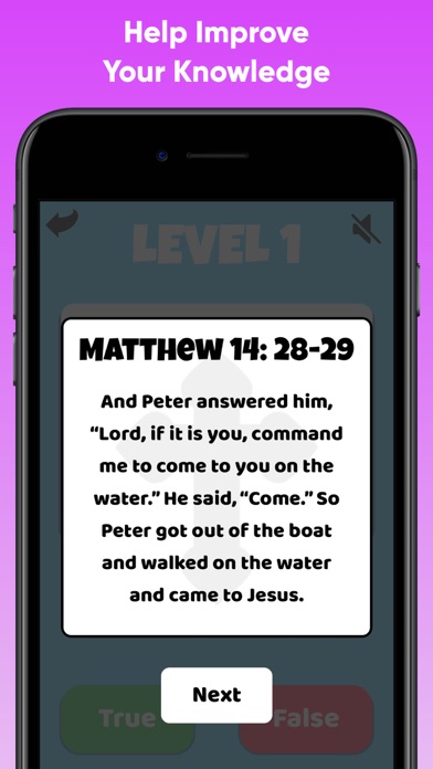 Bible Quiz - True Or False? screenshot 2