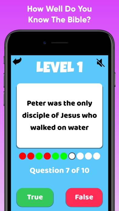 Bible Quiz - True Or False? screenshot 3