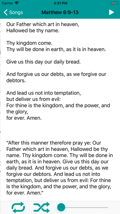 Bible Songs screenshot 1