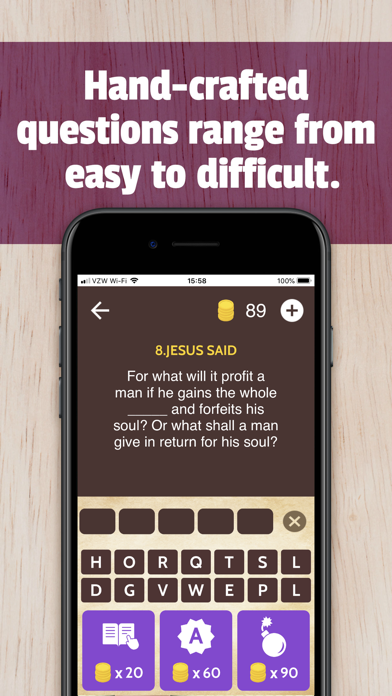 Bible Trivia App Game screenshot 1