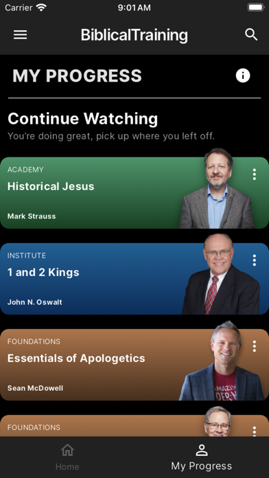 BiblicalTraining screenshot 1