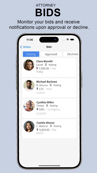 Bidlaw App screenshot 1