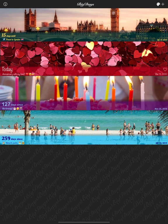 Big Days - Events Countdown screenshot 10