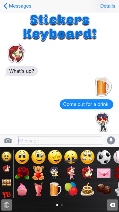 Big Emoji Keyboard - Stickers for Messages, Texting & Facebook screenshot 4