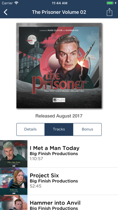 Big Finish Audiobook Player screenshot 2