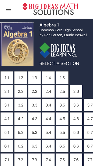 Big Ideas Math Solutions screenshot 2