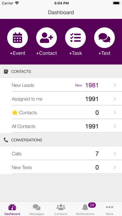 Big Purple Dot - CRM screenshot 3