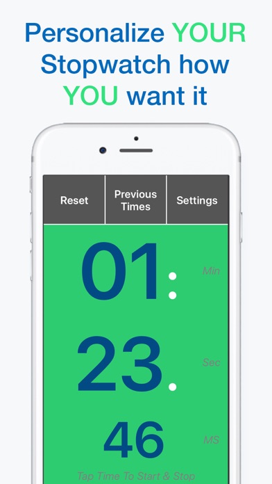 Big Tap Digital Stopwatch screenshot 4