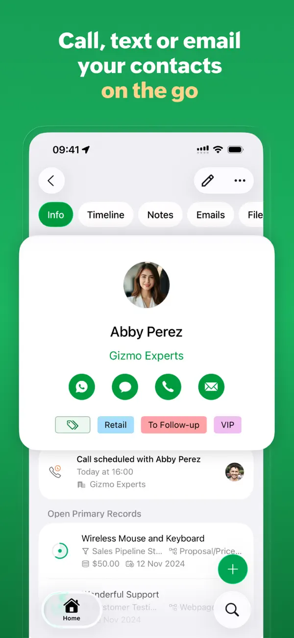 Bigin by Zoho CRM screenshot 6