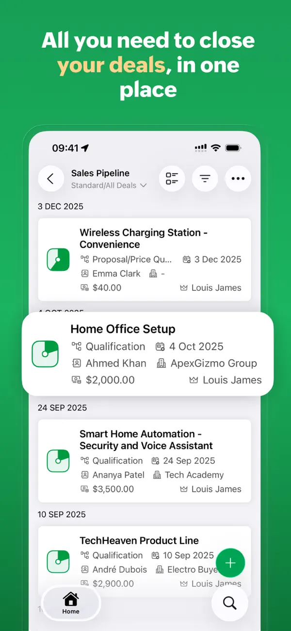Bigin by Zoho CRM screenshot 2