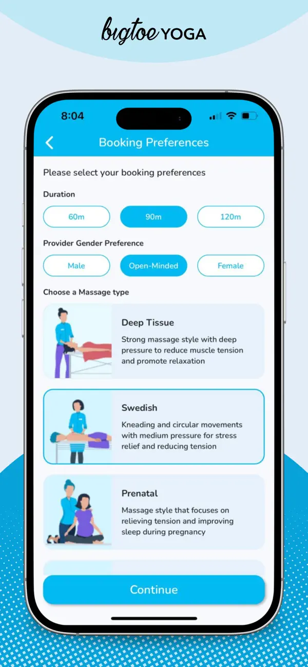 Bigtoe: Massage On Demand screenshot 3
