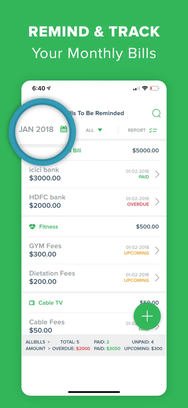 Bill Organizer screenshot 1