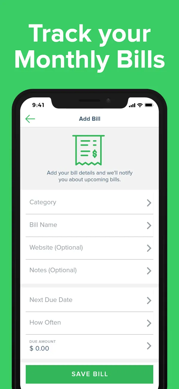 Bill Organizer screenshot 3