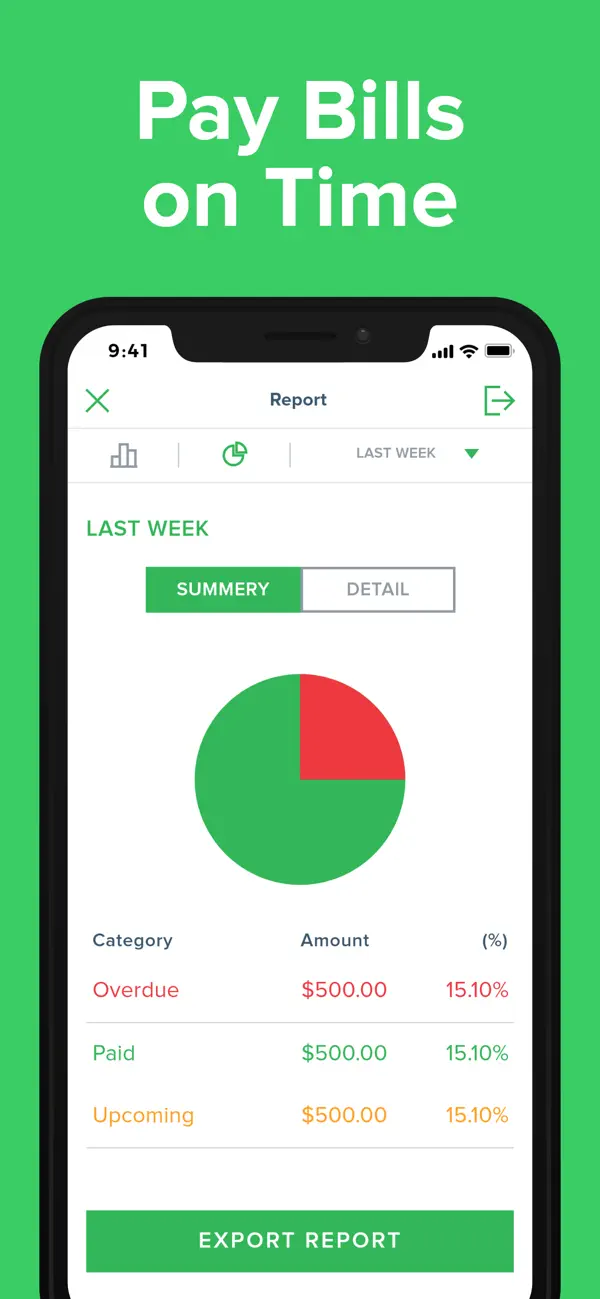 Bill Organizer screenshot 2