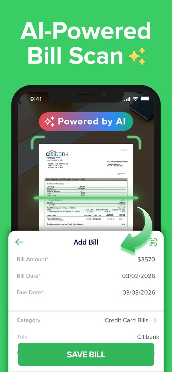 Bill Organizer screenshot 5