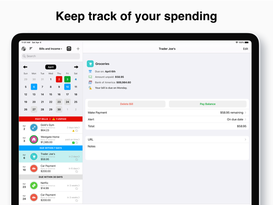 Bill Tracker Pro screenshot 6
