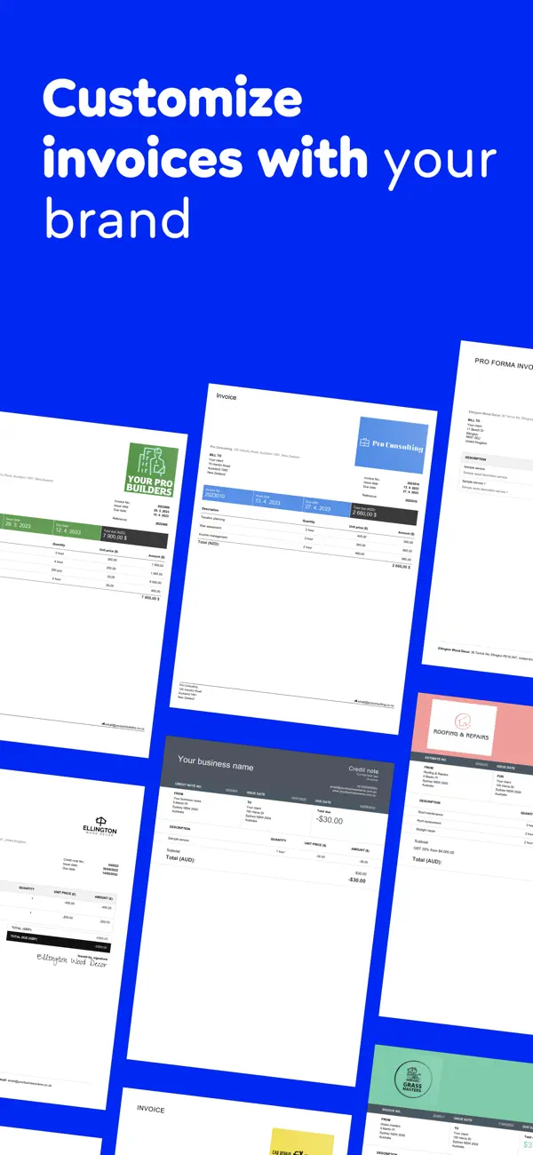 Billdu: Invoice Estimate Maker screenshot 3