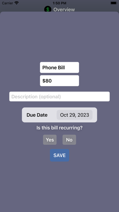 BillHive screenshot 3