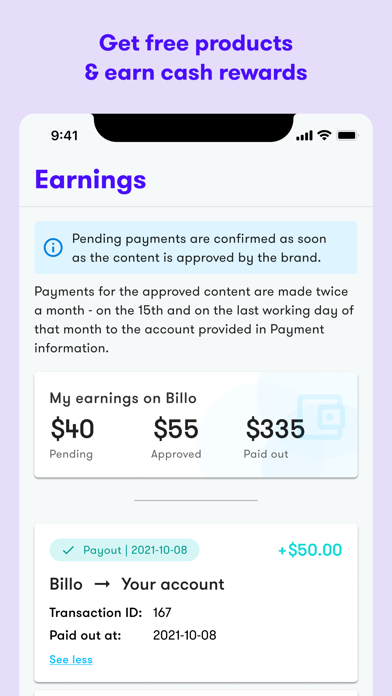 Billo Creator - Sell Content screenshot 2