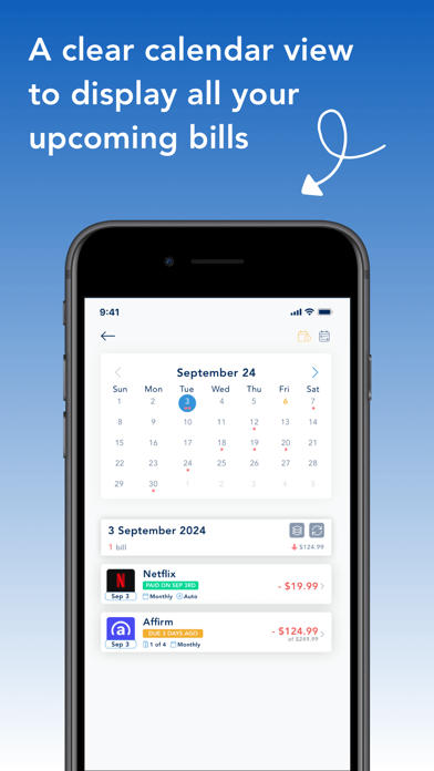 BillOut - Bill Tracker screenshot 1