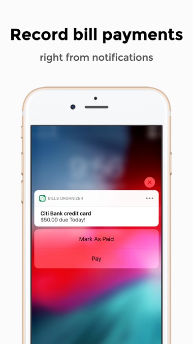 Bills Organizer & Reminder screenshot 2