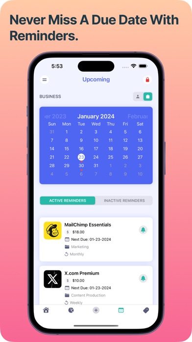Billsy - Subscription Tracker screenshot 4